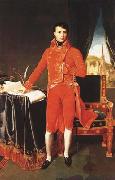 Jean Auguste Dominique Ingres Napoleon Bonaparte in the Uniform of the First Consul (mk04) oil painting on canvas